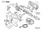 Bosch 0 601 933 742 GBM 9,6 VES-3 Batt-Oper Drill 9.6 V / GB Spare Parts GBM9,6VES-3